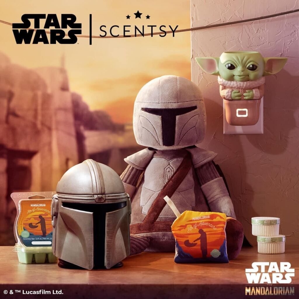 Outlet Scentsy Mandalorian helmet